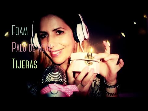 ASMR - 🎧 Sonidos de Foam y palo de agua. En español