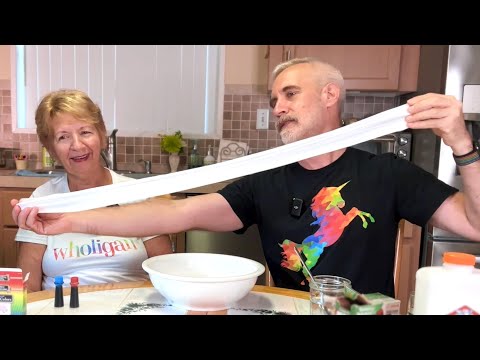 Teaching My Mom How To Make ASMR Slime 😂