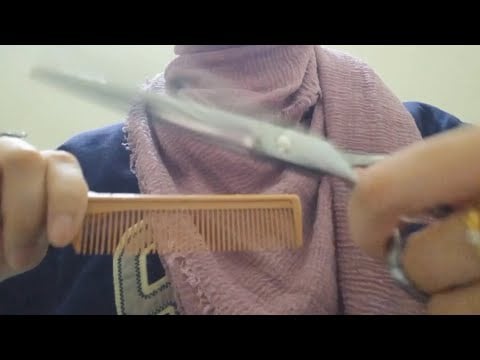 ASMR | 1 Minute Aggressive & Chaotic Haircut (Layered Sound & no talking)