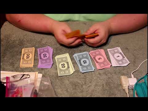 ASMR Money Counting (Mumbling, Paper Sounds)