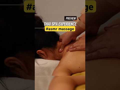 ASMR: I tried the Award-Winning Spa in Bangkok #thaispa #massageasmr