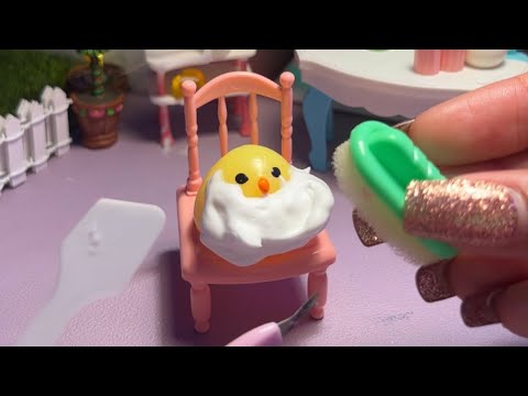 ASMR 🫧🪒 Foam & Bubble Squishy Barber🫧💈🐻 (Mochi Squishy RP)