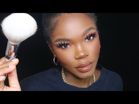 ASMR| Face Brushing Until you fall asleep 😴 | Nomie Loves ASMR