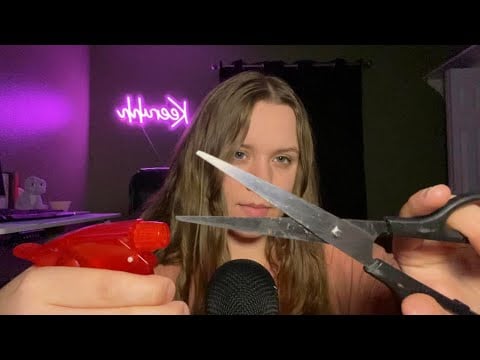 ASMR Relaxing Haircut and Style