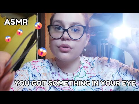 ASMR You got something in your eye😱👁️ (FAST & SLOW) (STUTTERING) (REPEATING WORDS) 😵‍💫 Balkan Accent