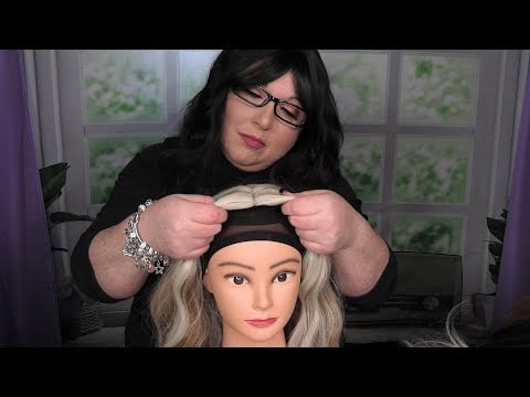 ASMR Perfectionist Wig Consultation, Hair Fixing, Hair Brushing, Wig Adjusting, Finishing Touches