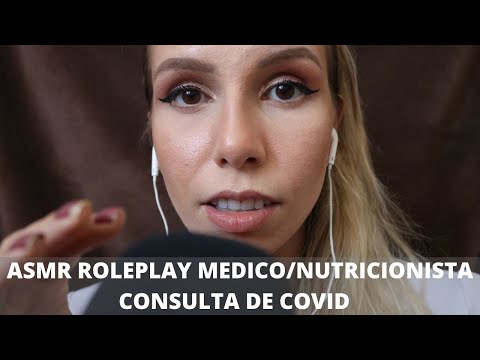 ASMR ROLEPLAY COMO SE ALIMENTAR COM COVID -  Bruna Harmel ASMR