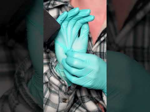 ASMR surgical glove sounds #gloves  #asmr  #medicalgloves