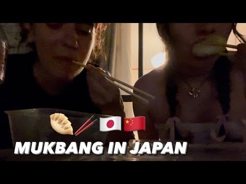 ASMR Eating Chinese food in Japan 🇯🇵♡