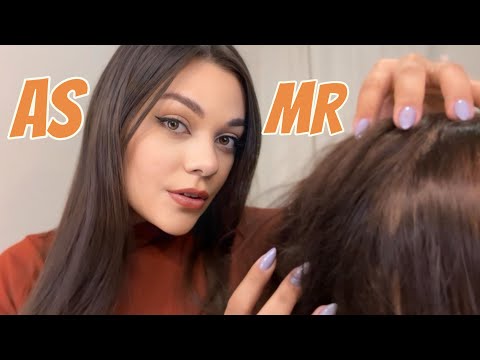 ASMR POV: TIRANDO CASPA DO CABELO DA MELHOR AMIGA