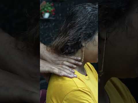 Gentle Head & Neck Massage ASMR : Your Daily Dose of Calm #shorts