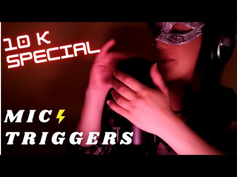 ASMR - FAST & AGGRESSIVE TRIGGER ASSORTMENT | 10k special! *EXTREME TINGLES*