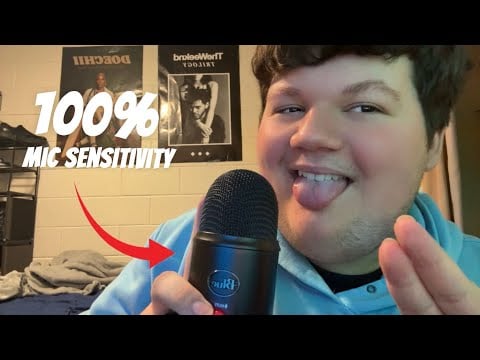 ASMR At 100% Mic Sensitivity 💯 ✨