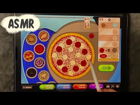 😴 iPad ASMR - 🍕 Let’s make pizza (2)- Clicky Whispers