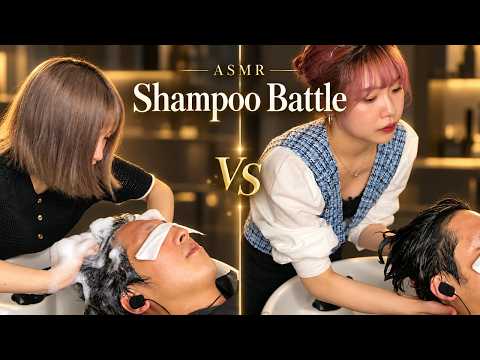 【ASMR】シャンプーバトル総集編40分｜美容師たちの本気のシャンプー対決｜Japanese Shampoo Battle