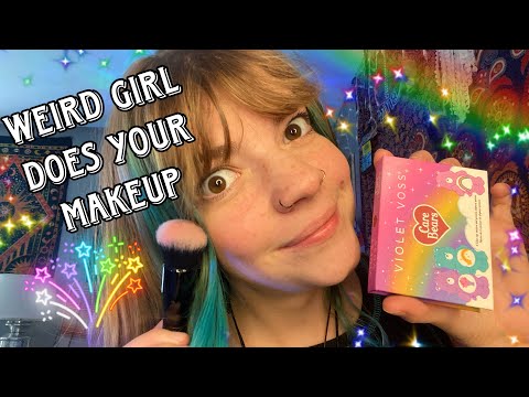 ASMR Annoying Girl who’s Obsessed w You Does Your Makeup in Class #asmr #roleplay