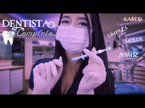 ASMR CLAREAMENTO DENTAL: Limpeza, Laser, Dentista dos Sonhos 👄 Roleplay, ASMR BR