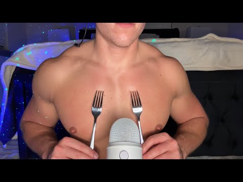 ASMR Chest Scratching & Massage (Patreon Teaser)