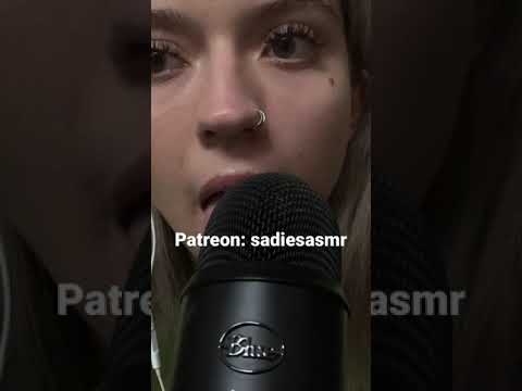 New Patreon video went up today! #asmr #asmrmouthsounds #asmrsounds