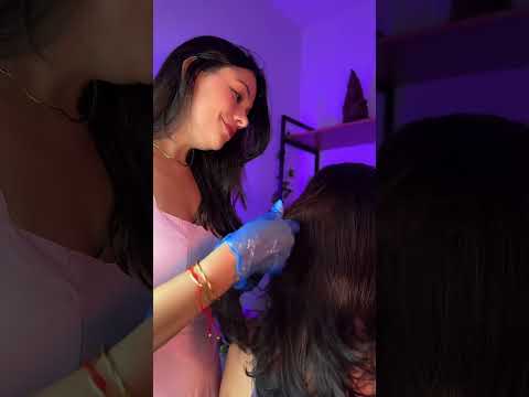 ASMR: Tirando Caspa De Uma Seguidora #asmr #caspa #shorts