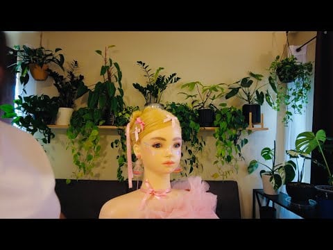 Modern Elegant Hairstyle ASMR Hairstyling Hair & Makeup, Perfectionist, Finishing Touch no Talking 