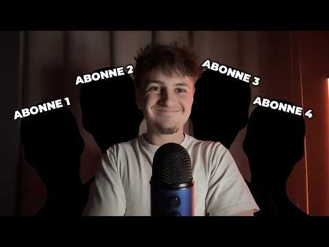 ASMR - MES ABONNES FONT DE L'ASMR