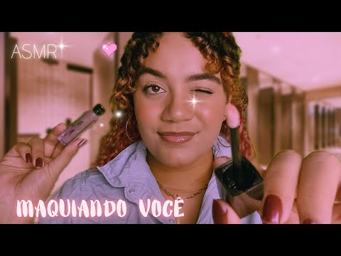 ASMR PATRICINHA MAQUIANDO VOCÊ 🤭💞