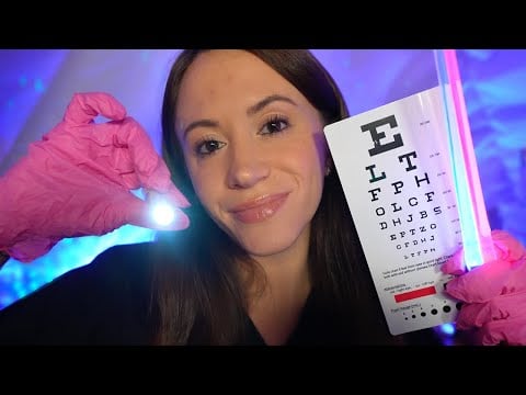 ASMR Eye Exam 👀 (but there’s no talking)
