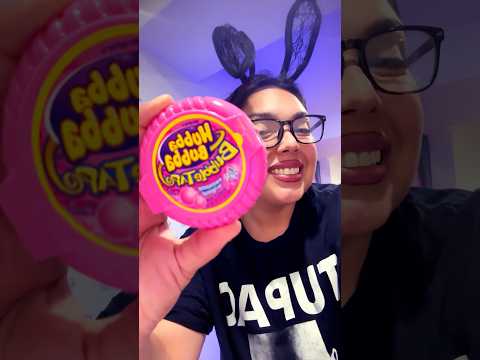 BUBBLE GUM ASMR | HUBBA BUBBA bubble gum tape popping sounds