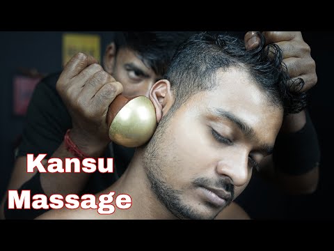 ASMR Kansu Head Massage For Better Relaxation | Head Scratching And Forehead Tapping ASMR Massage