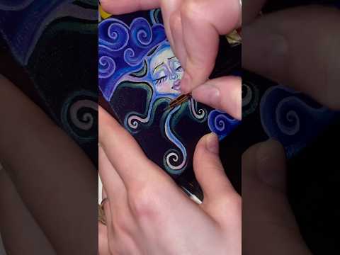 The devil’s in the details 🌀 #art #commission #asmrart #painting