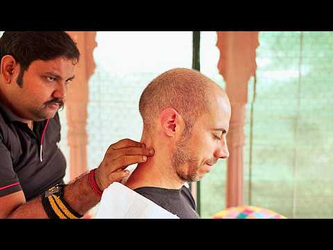 ASMR Head & Neck Massage 💆 Indian Barber Techniques to Help You Sleep Instantly