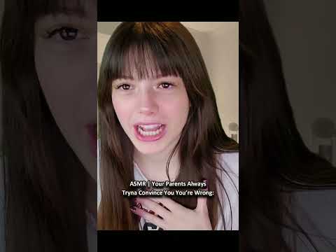 ASMR | Your Parents Always Tryna Convince You You’re Wrong: ─♡─ #asmr #asmrroleplay #comedyasmr