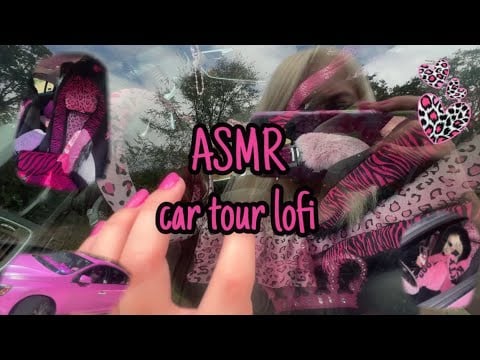 ASMR 2000s mcbling lofi pink car tour!💗🐾