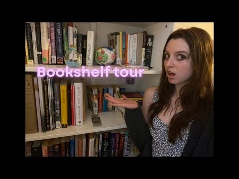 Showing you my bookshelves | ASMR whisper