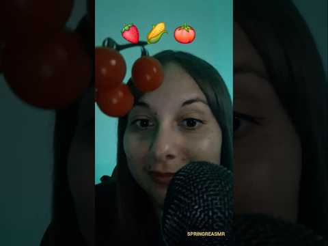 ASMR | Emoji challenge! 🍓🌽🍅