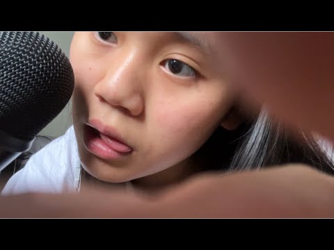 ASMR up close & personal soft spoken mouth sounds