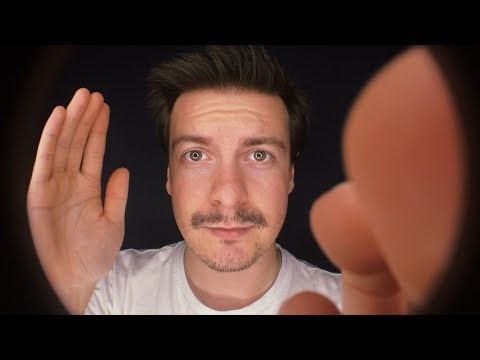 [ASMR] Face Touching 2 | Fisheye Lens | Up Close Hand Movements | Visual ASMR Triggers | RV
