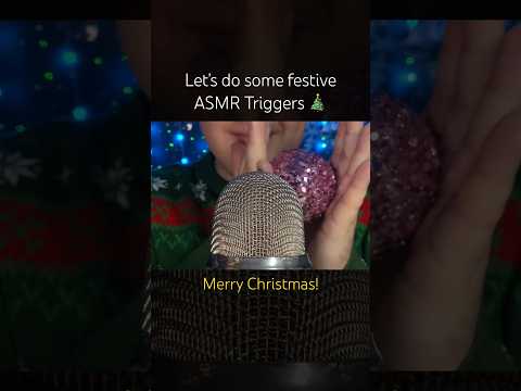Let’s do some festive ASMR Triggers! 🫶🏻 #asmr