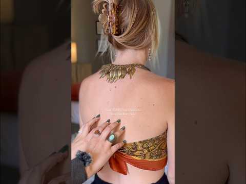 The most gentle ASMR back scratch to give you the chills #asmr #relax