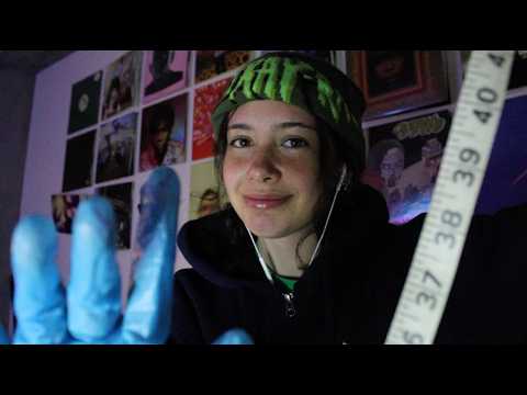 ASMR Fixing your Face (drawing, measuring, face touching)