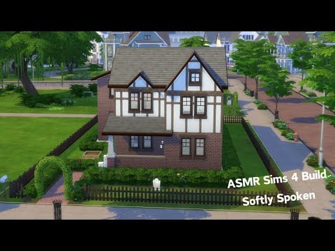 ASMR Sims 4 Speed Build (softly spoken)