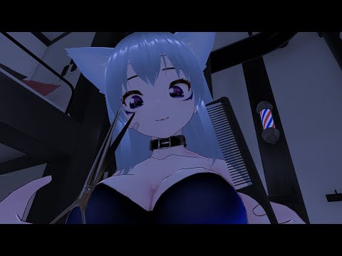 ASMR 💈 Super Comfy Barber Shop Experience💬🫧【VRChat】