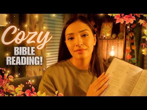 Christian ASMR 🍁 Cozy Bible Reading Soft Spoken 🍁