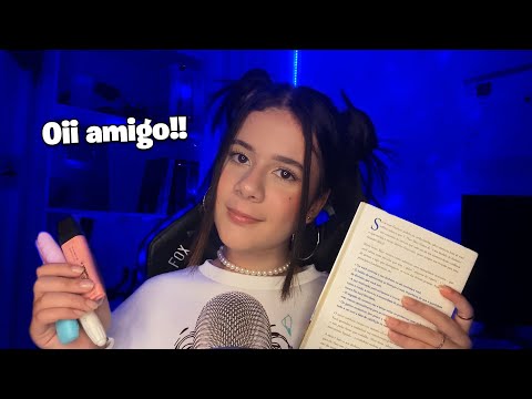 CRUSH DA ESCOLA FOI FAZER DEVER EM SUA CASA!! ASMR