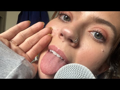 ASMR| Fast & Aggressive Wet Lens Licking! Lens Fogging/ Long Nail Tapping