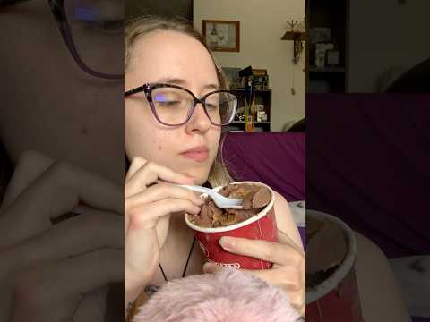 Tapping and Scratching Ice Cream ASMR #asmr #shorts