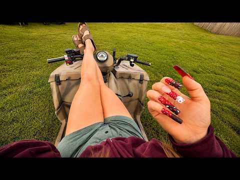 asmr on ATV - tapping/scratching sounds for tingles & sleep