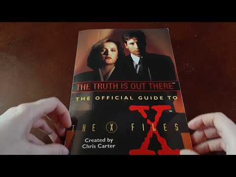 [ASMR] The X-Files Guidebook 👽🛸