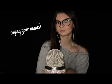 ASMR Saying My Subscribers Names (20k special) 🌸